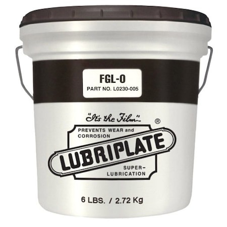 Lubriplate Grease; Aluminum Complex; 35Lb Pail; 1/4 Drum FGL-0 6LB TUB ; L0230-005